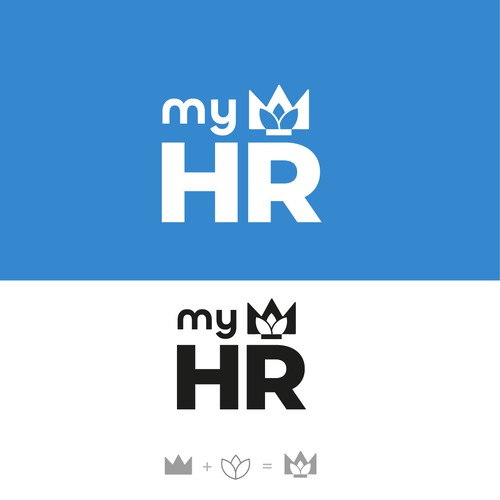Create an awesome logo for myHR, the #1 HR Software in Luxembourg ! Design by M.I.Thomson