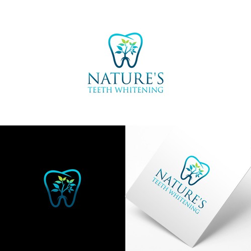 Nature's Teeth Whitening - Needs a Natural Company Logo Design by Web Hub Solution