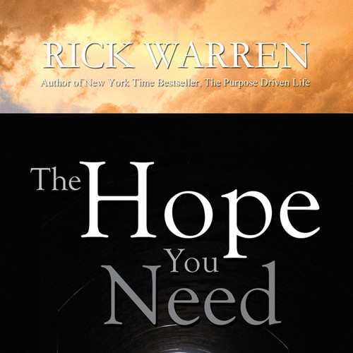 Design Rick Warren's New Book Cover Design by c_max2