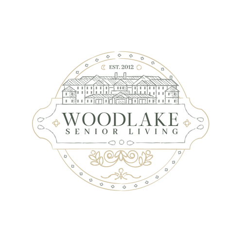 Create an Iconic Logo for Our Senior Living Community - Woodlake Estates Senior Living Design by Vegan Design