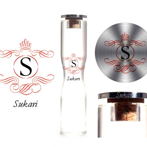 Label design for a vodka bottle and marketing material Diseño de bcra