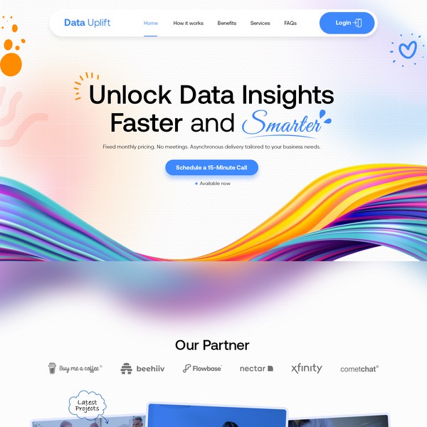 Data Uplift Website Design