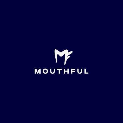 Strong, spunky yet clean logo for mouthful Design by Startline Strategies