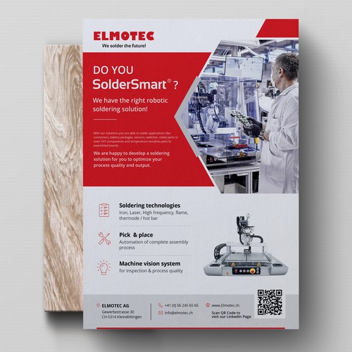 New one page advert - for robot Design by Hybrid Design Studio