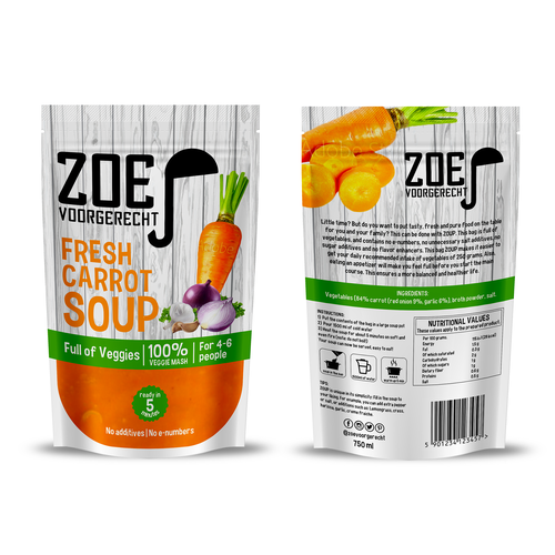 Modern / trendy soup packaging! Diseño de Leila Amorim