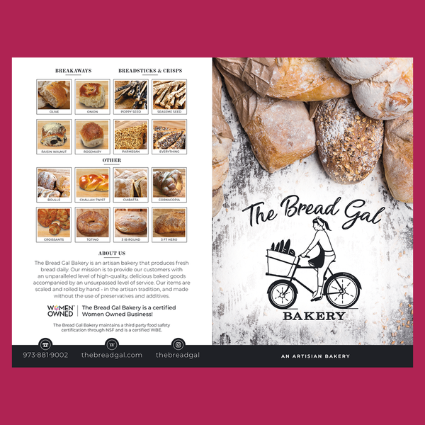 Catalog Design for Bread Gal Bakery