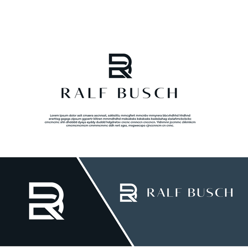 Ralf Busch Logo for Letter and Business Card Design von Pepe Delgado