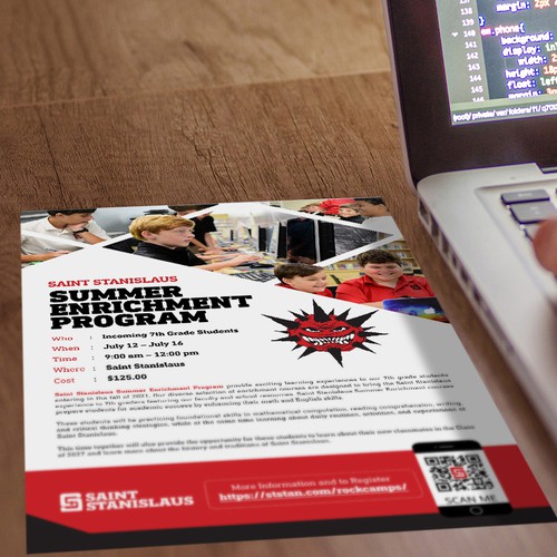 Brilliant Design of Flyer for Summer Enrichment Program Design by Y&B