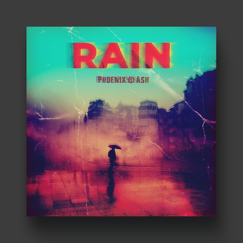 Design a cool album cover for a Japanese rock song Design by P I X 3 L