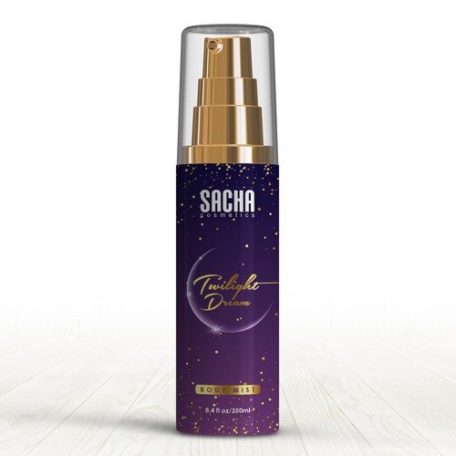 Sacha Body Mist-ontwerp door zzzArt