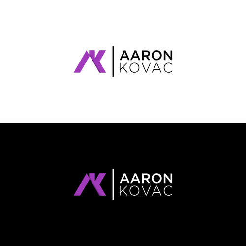 Design a personal branding logo for Business consulting using my name Aaron Kovac OR initials AK Design by Siput ♔