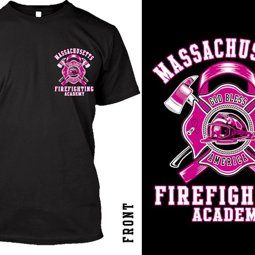 Fire Department Breast Cancer Shirts, Firefighter Shirt Designs