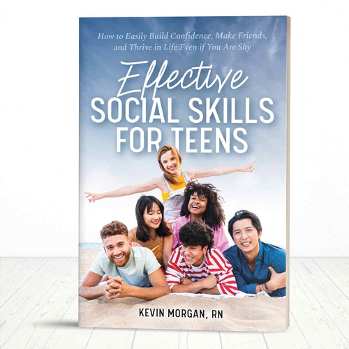 beach scene for a book cover appealing to teens Design by TeaBerry