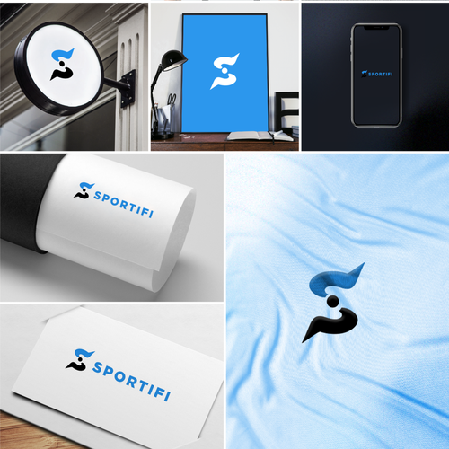 Design a sport app logo; app used for venue booking and player matching Design by A F I F I . A R T ™