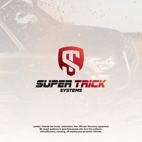 Modern, edgy, and abstract overlanding logo for products and merch. Design by AnditaSyahputro