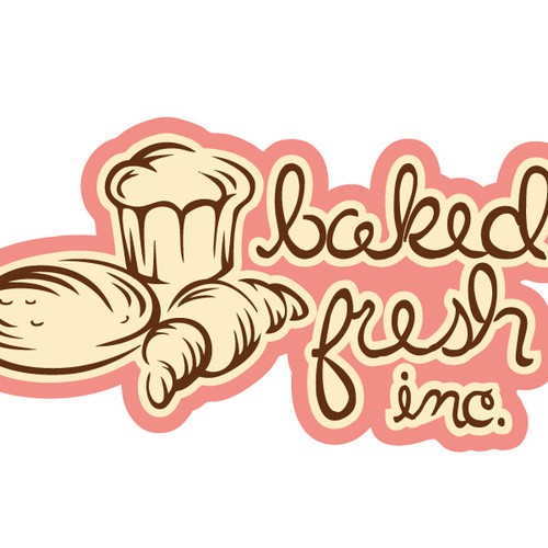 logo for Baked Fresh, Inc. Design by ChantelleG