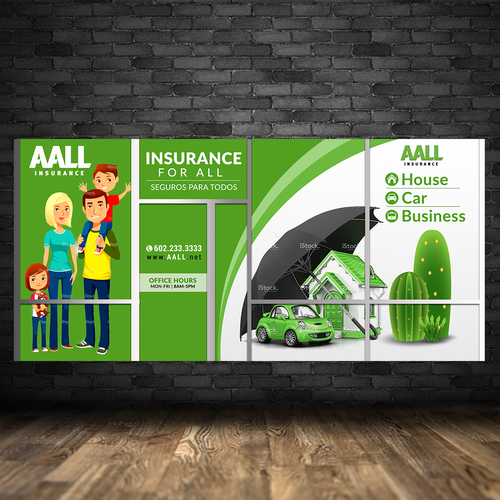 Create instantly identifiable window signage for AALL ...