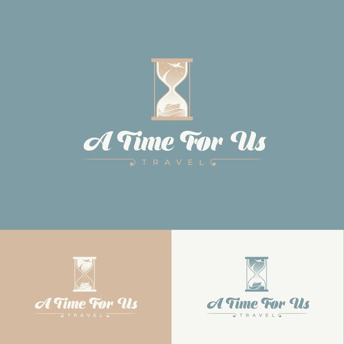 Need a vibrant travel logo depicting time Design by Dona B