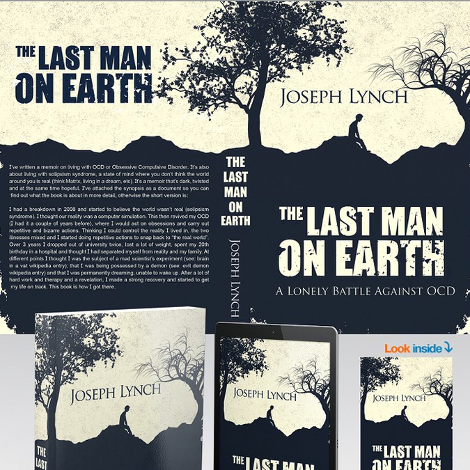 Create a cover for my ebook: The Last Man on Earth | Book cover contest