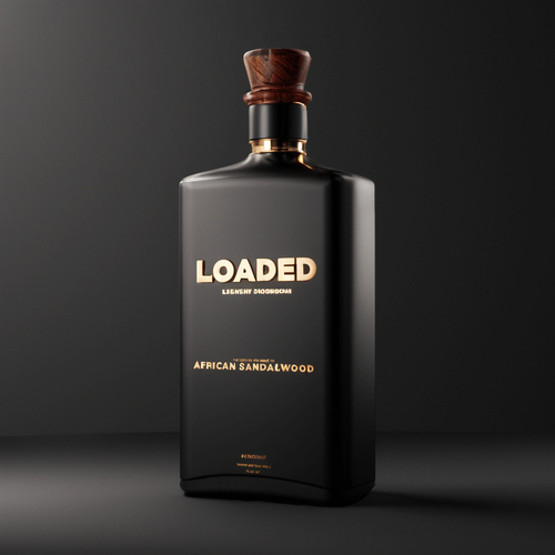 Masculine Cologne-Scented Laundry Detergent Bottle Diseño de Sign Relation