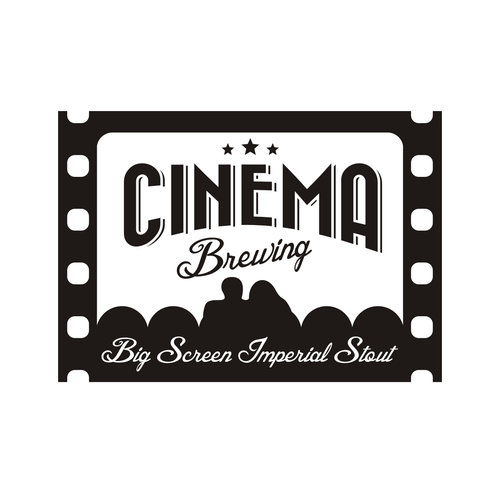 Create a logo for a brewery in a movie theater. Design by miskoS