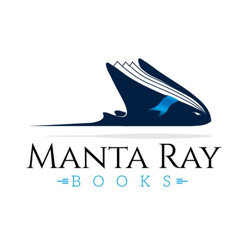 Create a nationally seen logo for Manta Ray Books Design por Javier Vallecillo