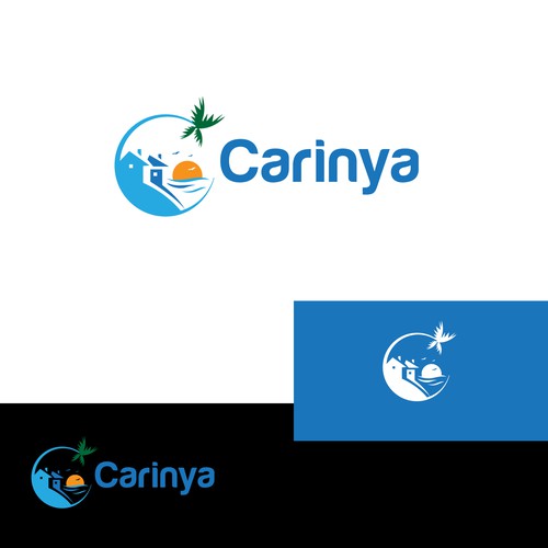 A logo for Carinya Apartments Design by Web Hub Solution