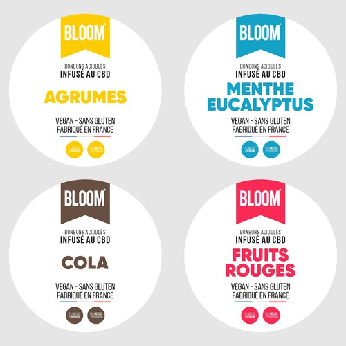 BLOOM CBD Gummies need his new packaging Design by DevDevit   ★ ★ ★ ★ ★