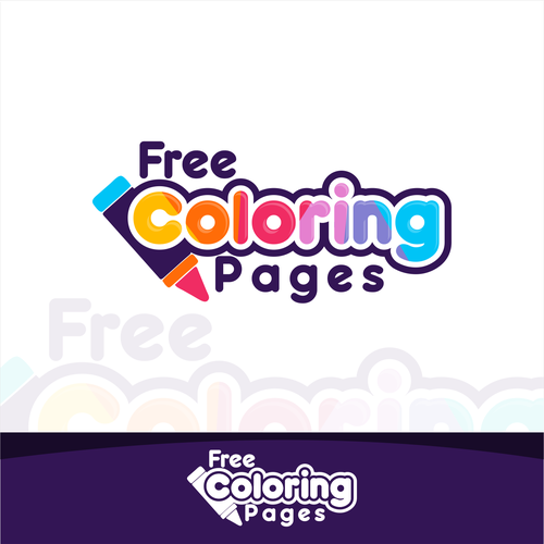 Help us create a logo for our coloring website! Design by hidden meanings