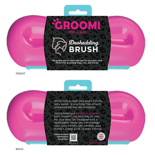 Viral Pet Brush NEW Packaging Sleeve! Design by Mr. Dibble Dabble