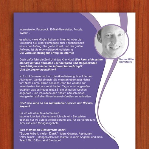 Postcard, flyer or print contest entry by NID3D