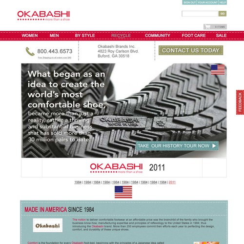 New website design wanted for Okabashi Design por webdesignpassion