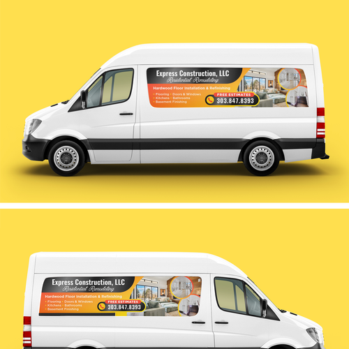 2014 Sprinter Partial Wrap Design by v6