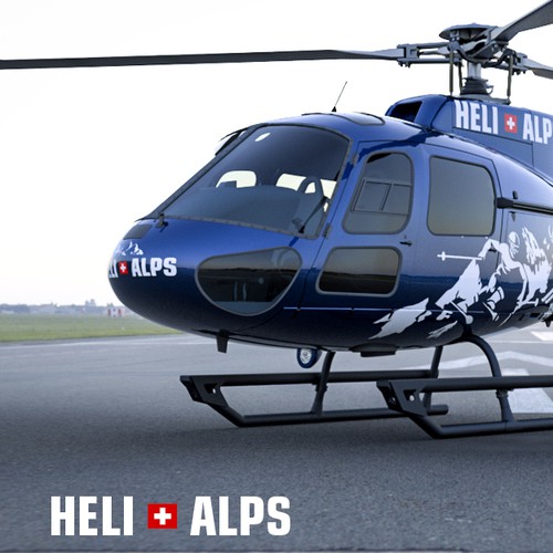 Helicopter sticker design Design by My Idea Studio