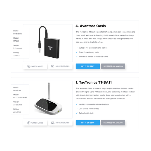 section of web page design, desktop only Design by dandyvasanth