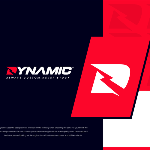 Dynamic Logo & Icon. Specializing in motocross race parts mfg globally Design by Origrio Studio