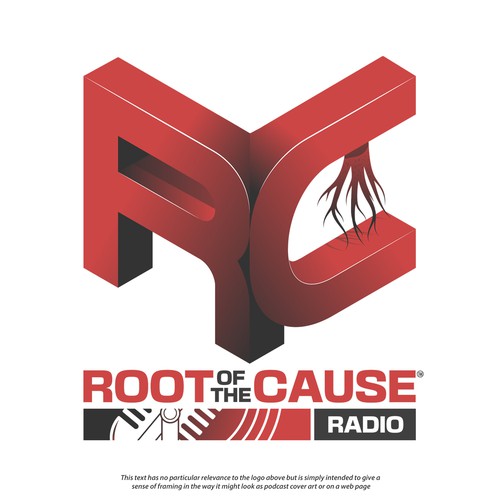 Podcast logo that pops for interview-based biohacking and wellness show Design by Classgraphics11