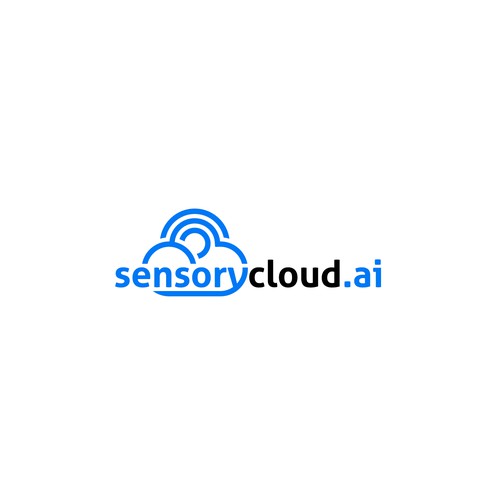 High tech logo for cloud computing company. Diseño de Rekker