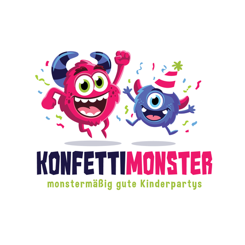 we need a fun logo for a kids party company Design by Rock N Draw