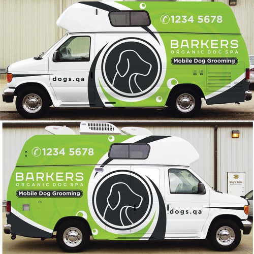 Mobile sales grooming vans