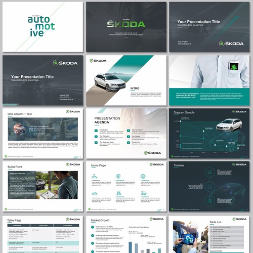 Powerpoint Prasentation Fur Automotive Bereich Powerpoint Template Contest 99designs