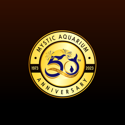 Mystic Aquarium Needs Special logo for 50th Year Anniversary Design by Alexa_27