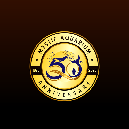 Mystic Aquarium Needs Special logo for 50th Year Anniversary Diseño de Alexa_27