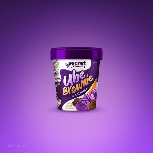 Ice Cream Packaging for Ube Ice Cream Design by marketingmaster