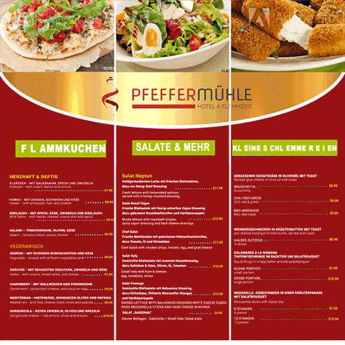 Menu contest entry by zaineb A