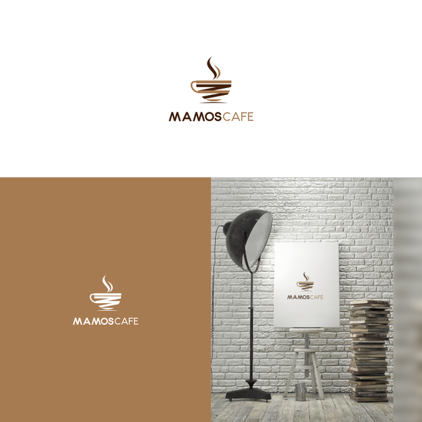 Design by blarakijo43 titled "coffee cup MC letter,mamos cafe"