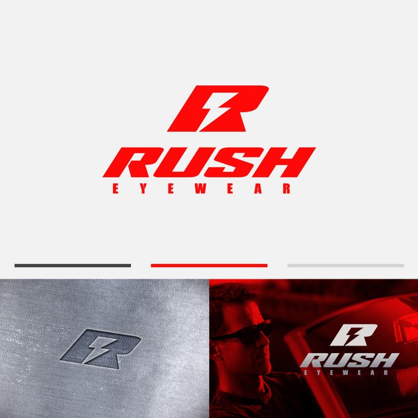 Design by locknload titled "Rush Eyewear logo design"