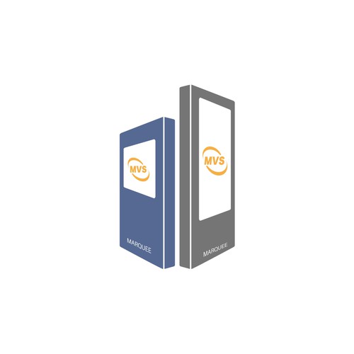 MVS Marquee digital signage logo Design by riane