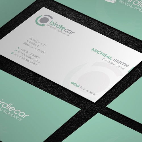 business card for company called birdie Design by ™SF_Design™