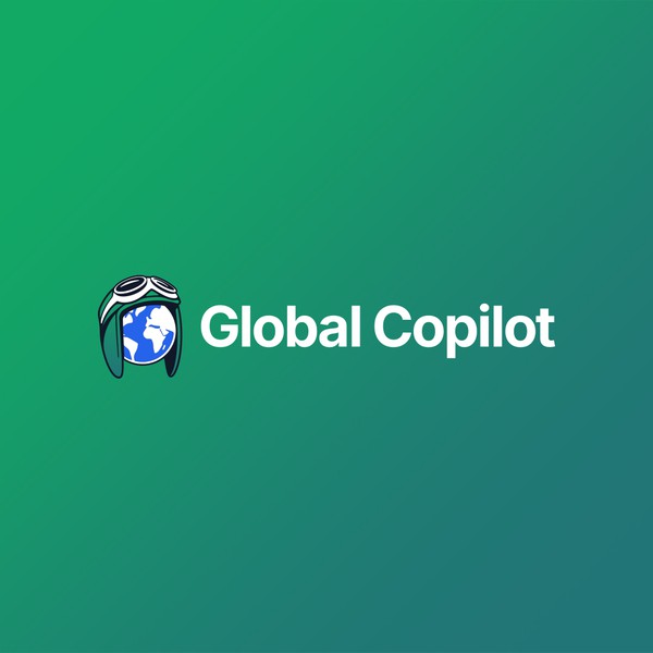 Design by Sujey_1508 titled "GLOBAL COPILOT LOGO"